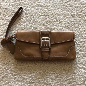 Coach Leather wristlet